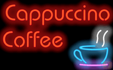 Cappuccino & Coffee Neon Sign
