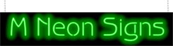 "M" Neon Signs "M" Neon Signs