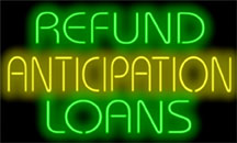 Refund Anticipation Loans Neon Sign
