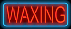 Waxing Neon Sign