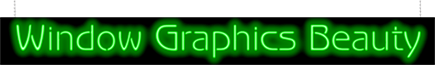 Beauty Industry Window Graphics Beauty Industry Window Graphics