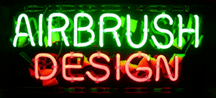 Clearance - Airbrush Design Neon Sign
