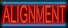 Alignment Neon Sign