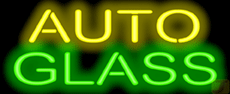 Auto Glass Neon Sign