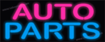 Auto Parts Neon Sign