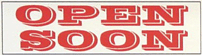 Open Soon Banner