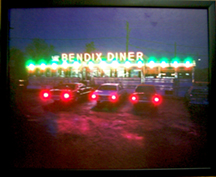 Bendix Diner Mini-LED Poster