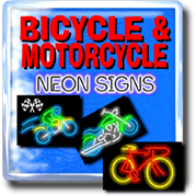 Bicycle & Motorcycle Neon Signs