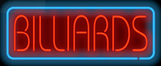 Billiards Neon Sign