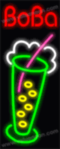 Boba w/Glass Neon Sign