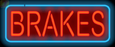Brakes Neon Sign