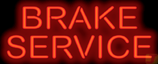 Brake Service Neon Sign
