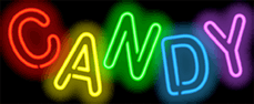 Candy Neon Sign