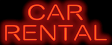 Car Rental Neon Sign