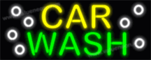 Car Wash Neon Sign