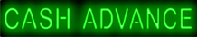Cash Advance Neon Sign