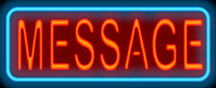 Traditional Style Letters Only Custom Neon Sign (14 Letters Max)