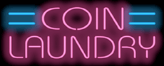 Coin Laundry Neon Sign
