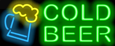 Cold Beer Neon Sign