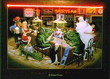 Commercial Break Neon Poster
