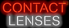 Contact Lenses Neon Sign