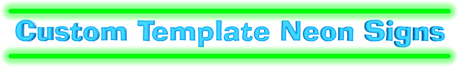 Custom Template Neon Signs