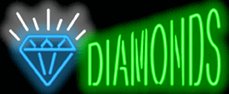 Diamonds Neon Sign