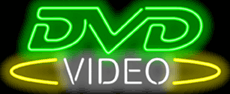 Dvd Video Neon Sign