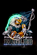 Eagles Neon-LED Poster