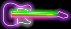 Electric Guitar Neon Sign