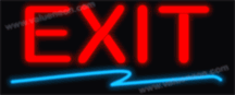 Exit Neon Sign
