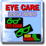 Eye Care Neon Signs