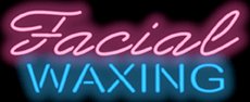 Facial Waxing Neon Sign