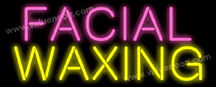 Facial Waxing Neon Sign