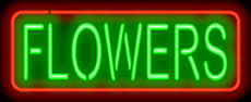 Flowers Neon Sign