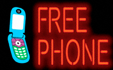 Free Phone Neon Sign