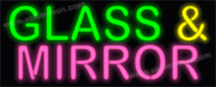 Glass & Mirror Neon Sign