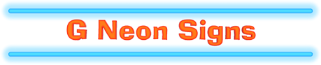 "G" Neon Signs