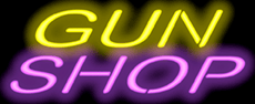 Gun Shop Neon Sign