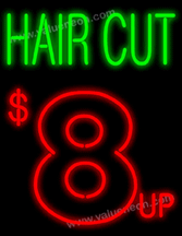 Hair Cut Neon Sign