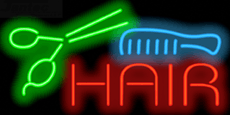 Hair Neon Sign