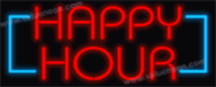 Clearance - Happy Hour Neon Sign