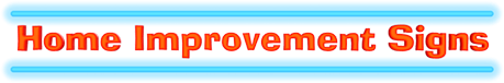 Home Improvement Neon Signs