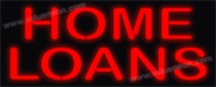 Clearance - Home Loans Neon Sign Clearance - Home Loans Neon Sign