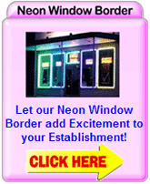 Neon Window Border Tubing