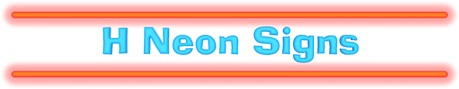 "H" Neon Signs