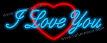 I Love You Neon Sign