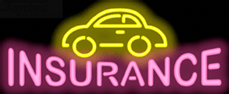 Auto Insurance Neon Sign