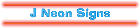 "J" Neon Signs