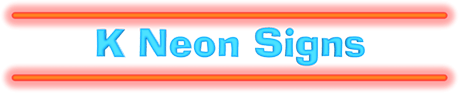 "K" Neon Signs